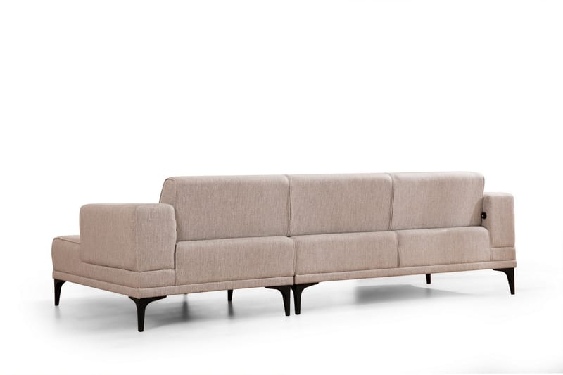 Naoko Sovesofa med divan - Lysebrun - Møbler - Sofaer - Sovesofaer