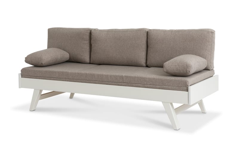 Notte Divansovesofa 200 cm Hvit - Møbler - Sofaer - Sovesofaer