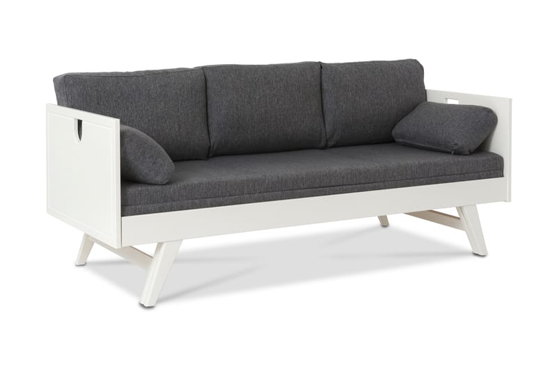 Notte Sovesofa Ramme 190 cm Hvit - Møbler - Sofaer - Sovesofaer