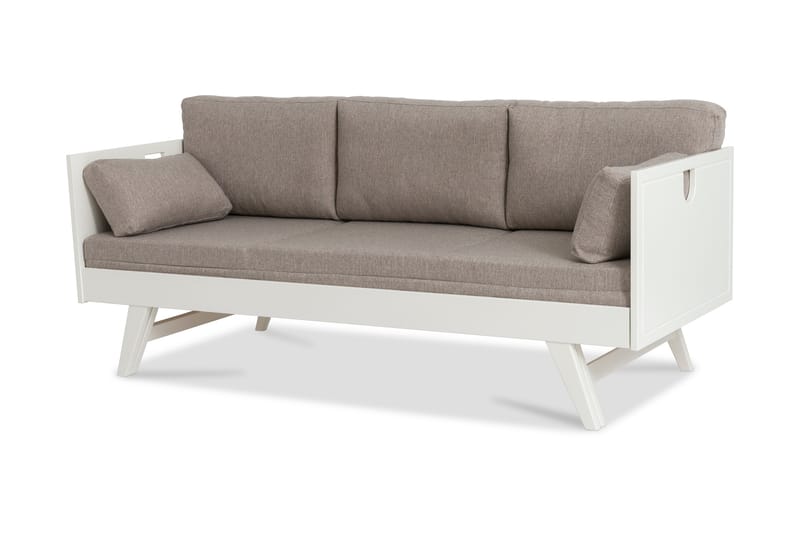 Notte Sovesofa Ramme 190 cm Hvit - Møbler - Sofaer - Sovesofaer