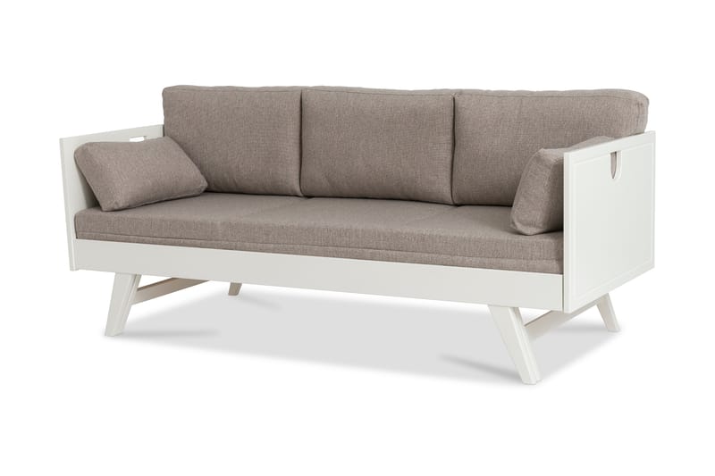 Notte Sovesofa Ramme 200 cm Hvit - Møbler - Sofaer - Sovesofaer