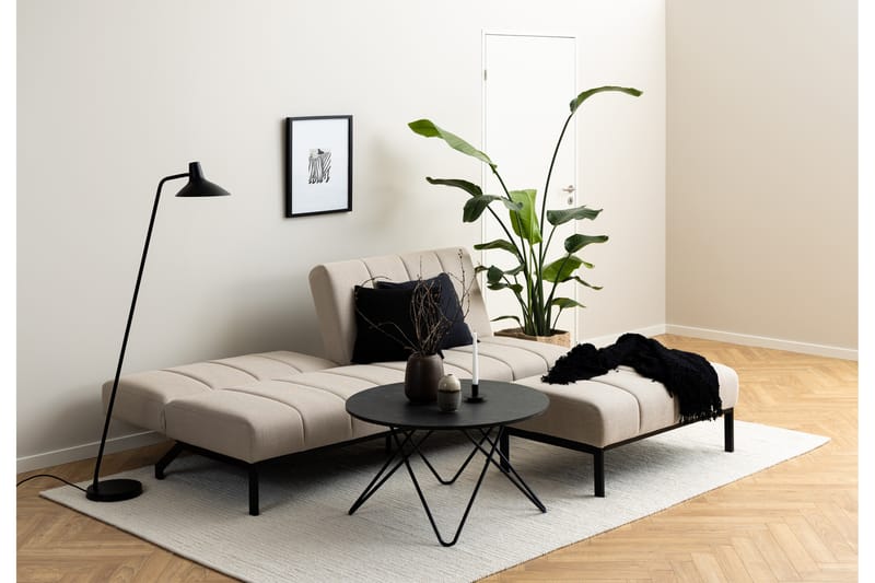 Sapita 2-seters Sovesofa - Beige - Møbler - Sofaer - Sovesofaer