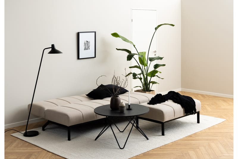 Sapita 2-seters Sovesofa - Beige - Møbler - Sofaer - Sovesofaer