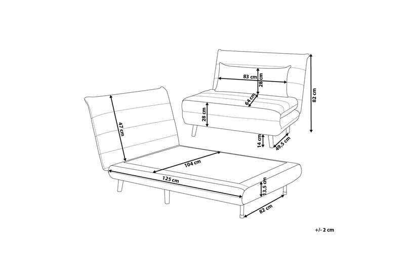 Setten Sovesofa 104 cm - Grønn - Møbler - Sofaer - Sovesofaer