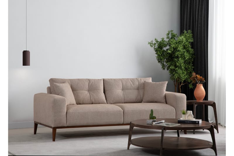 Sinor 4-seters Sovesofa - Beige - Møbler - Sofaer - Sovesofaer