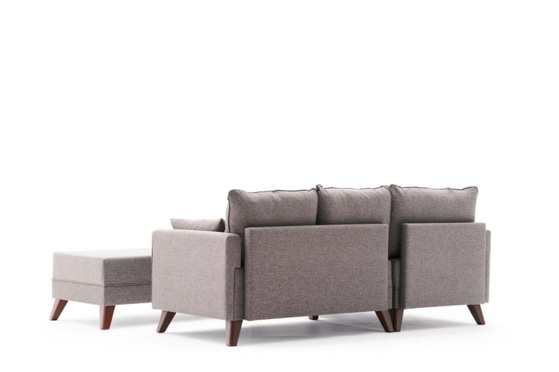 Antigua Mini Sovesofa med Divan Venstre - Brun - Møbler - Sofaer - Sovesofaer - Sovesofa divan