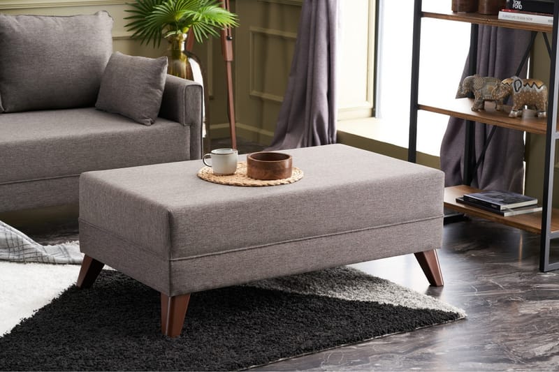 Antigua Mini Sovesofa med Divan Venstre - Brun - Møbler - Sofaer - Sovesofaer - Sovesofa divan