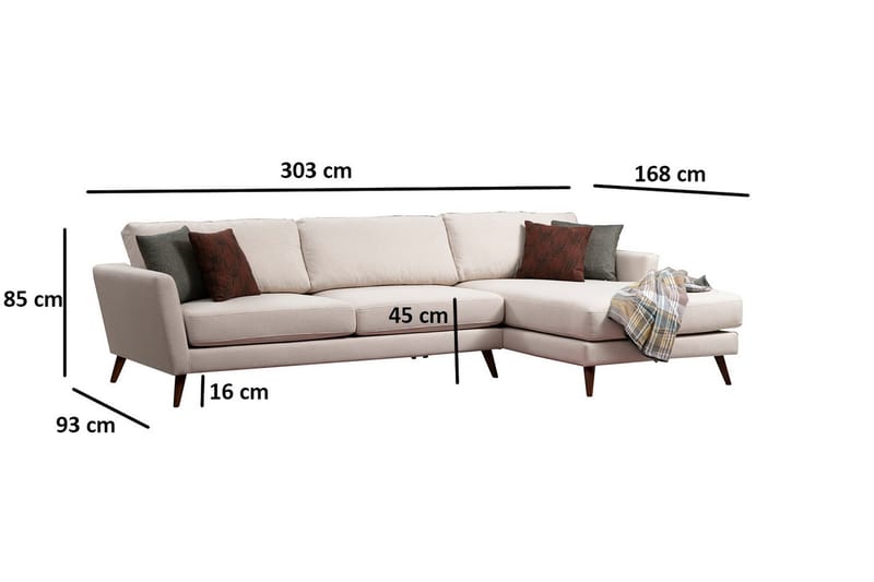 Gajanejos Divansovesofa - Beige - Møbler - Sofaer - Sovesofaer - Sovesofa divan