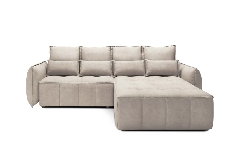 Takara Sovesofa med Divan 3-seter - Beige - Møbler - Sofaer - Sovesofaer