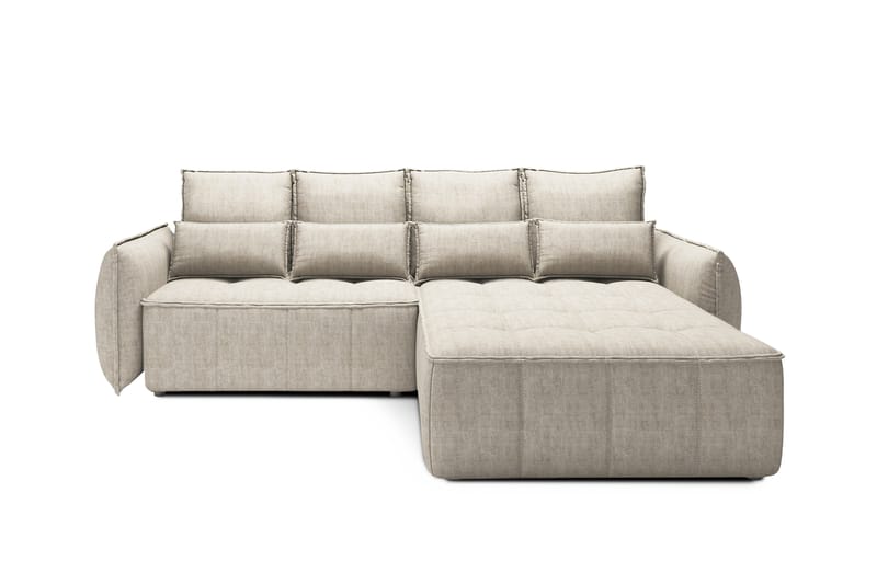 Takara Sovesofa med Divan 3-seter - Beige - Møbler - Sofaer - Sovesofaer