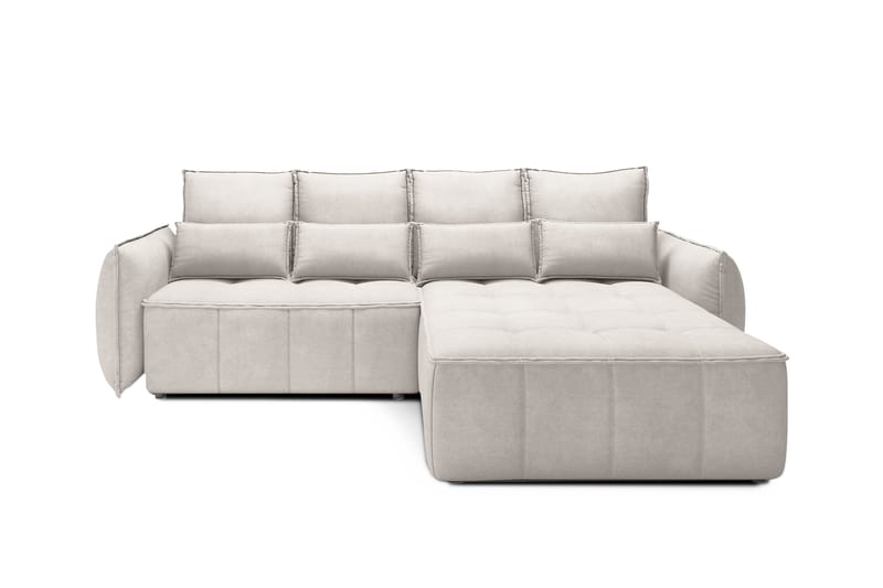 Takara Sovesofa med Divan 3-seter - Beige - Møbler - Sofaer - Sovesofaer