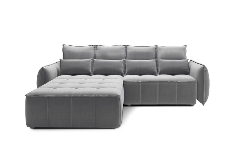 Takara Sovesofa med Divan 3-seter - Grå - Møbler - Sofaer - Sovesofaer