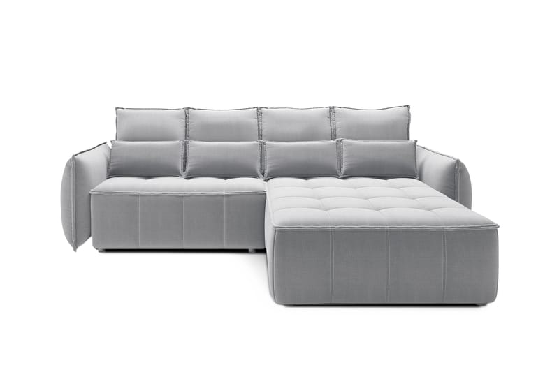 Takara Sovesofa med Divan 3-seter - Grå - Møbler - Sofaer - Sovesofaer