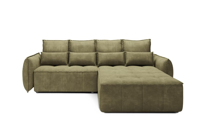 Takara Sovesofa med Divan 3-seter - Grønn - Møbler - Sofaer - Sovesofaer