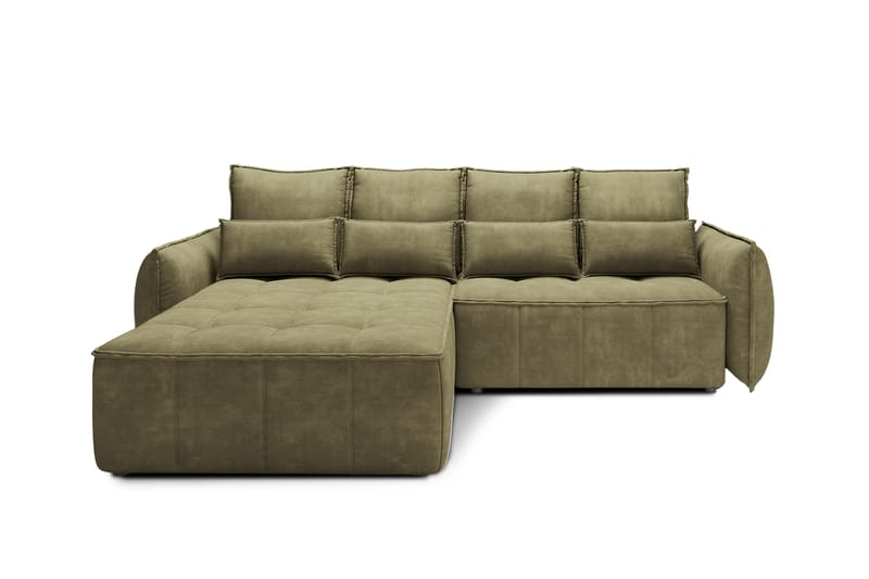 Takara Sovesofa med Divan 3-seter - Grønn - Møbler - Sofaer - Sovesofaer