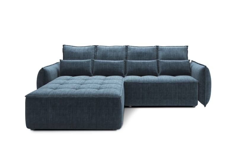 Takara Sovesofa med Divan 3-seter - Mørkeblå - Møbler - Sofaer - Sovesofaer