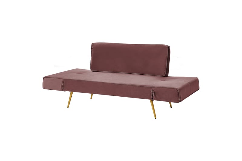 Touya Sovesofa 2-seter - Gull/Rosa - Møbler - Sofaer - Sovesofaer