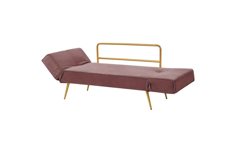 Touya Sovesofa 2-seter - Gull/Rosa - Møbler - Sofaer - Sovesofaer