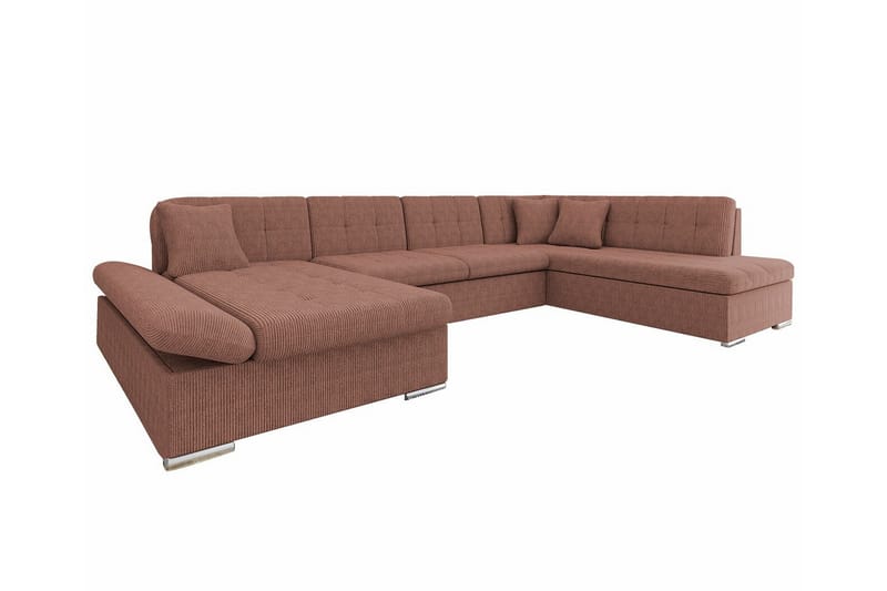 Zumar 4-seters Hjørnesovesofa - Lyse brun - Møbler - Sofaer - Sovesofaer