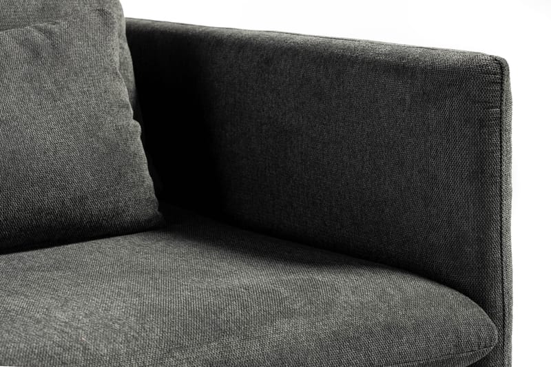 Svartvik Sjeselong Sofa Vendbar Fløyel Grå - Grå - Møbler - Sofaer - Sofa med sjeselong