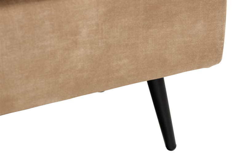 Svartvik U-Sofa Fløyel Beige - Beige - Møbler - Sofaer - U-sofa