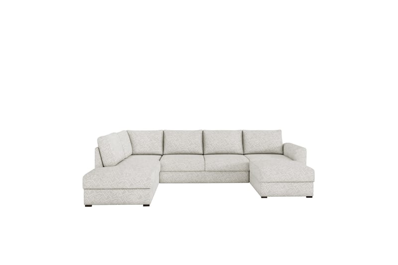 Taberk Sofa med Sjeselong og Divan 4-seter - Beige - Møbler - Sofaer - U-sofa