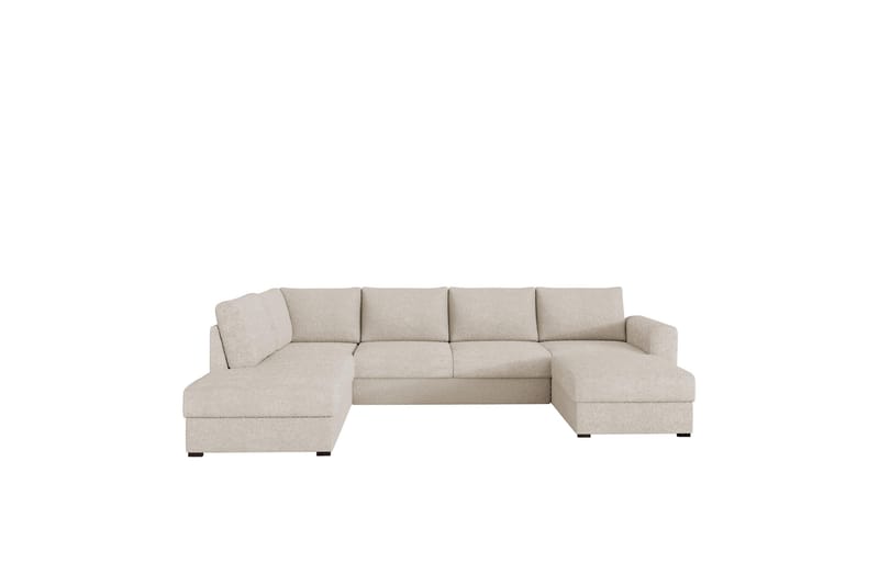 Taberk Sofa med Sjeselong og Divan 4-seter - Beige - Møbler - Sofaer - U-sofa