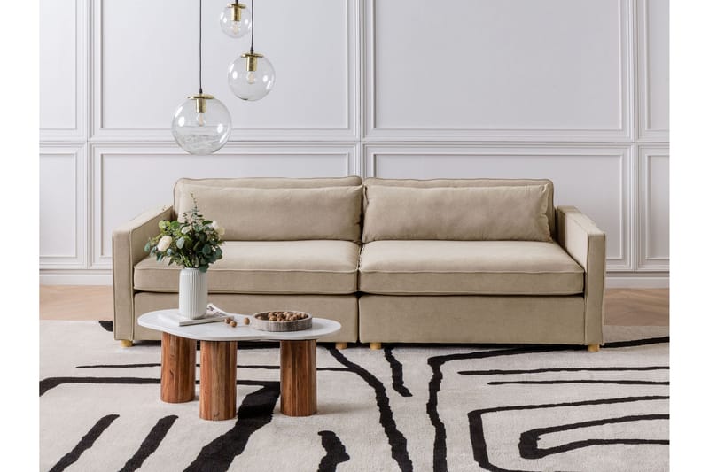 Tomie Sofa 3-seter - Beige - Møbler - Sofaer - Sofa 3 seter