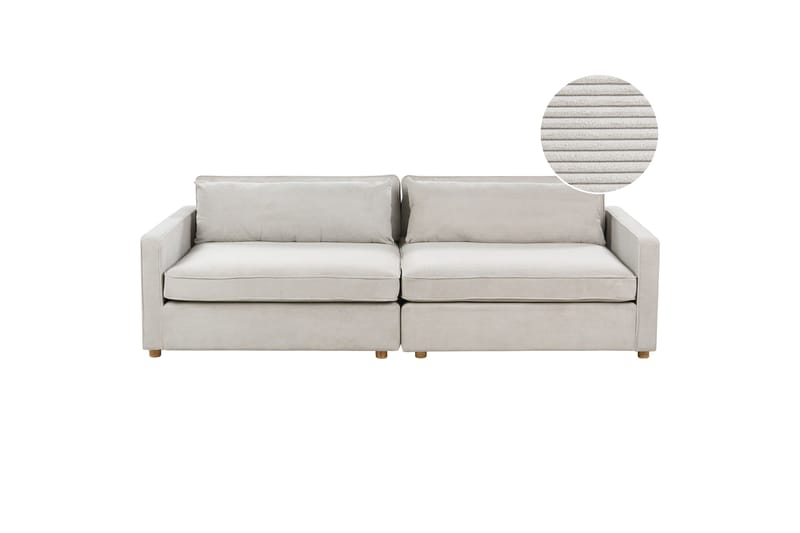 Tomie Sofa 3-seter - Grå - Møbler - Sofaer - Sofa 3 seter