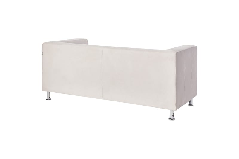 Tomio Sofa 3-seter - Hvit/Sølv - Møbler - Sofaer - Sofa 3 seter