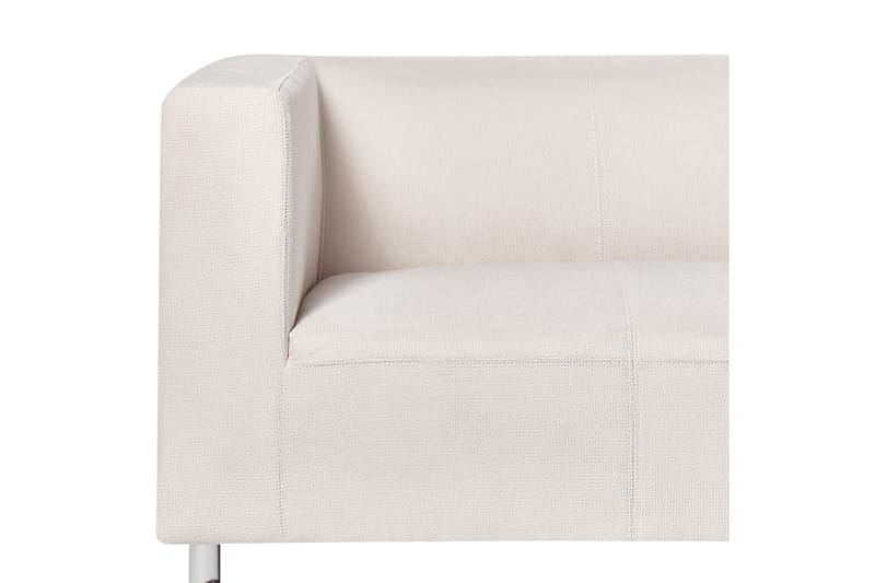 Tomio Sofa 3-seter - Hvit/Sølv - Møbler - Sofaer - Sofa 3 seter