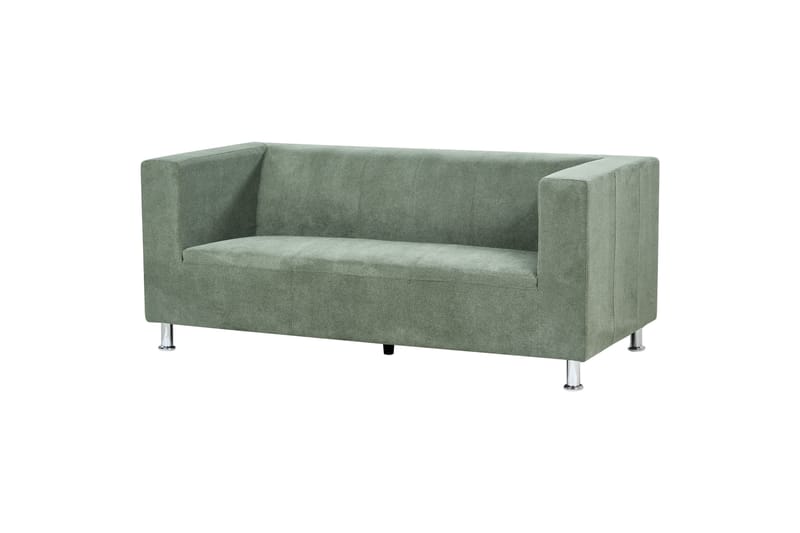 Tomio Sofa 3-seter - Sølv/Grønn - Møbler - Sofaer - Sofa 3 seter