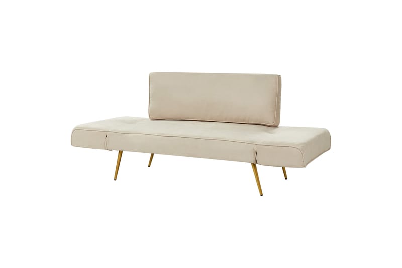 Touya Sovesofa 2-seter - Beige/Gull - Møbler - Sofaer - Sovesofaer