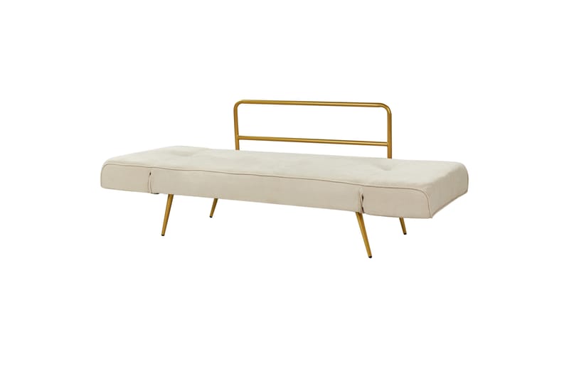 Touya Sovesofa 2-seter - Beige/Gull - Møbler - Sofaer - Sovesofaer