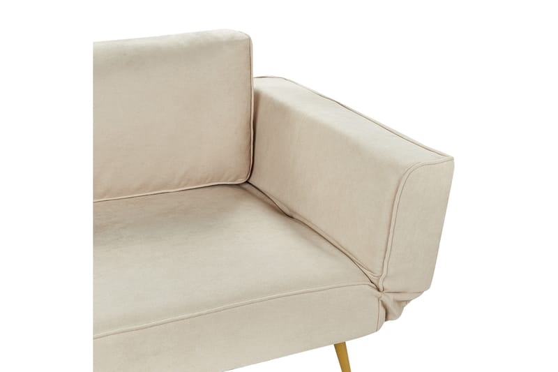 Touya Sovesofa 2-seter - Beige/Gull - Møbler - Sofaer - Sovesofaer