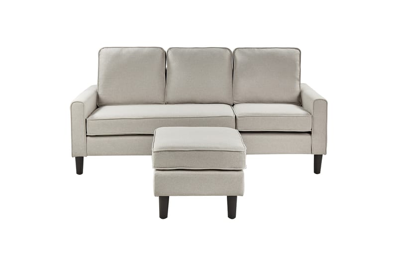 Traun Sofa 3-seter - Beige/Svart - Møbler - Sofaer - Sofa 3 seter