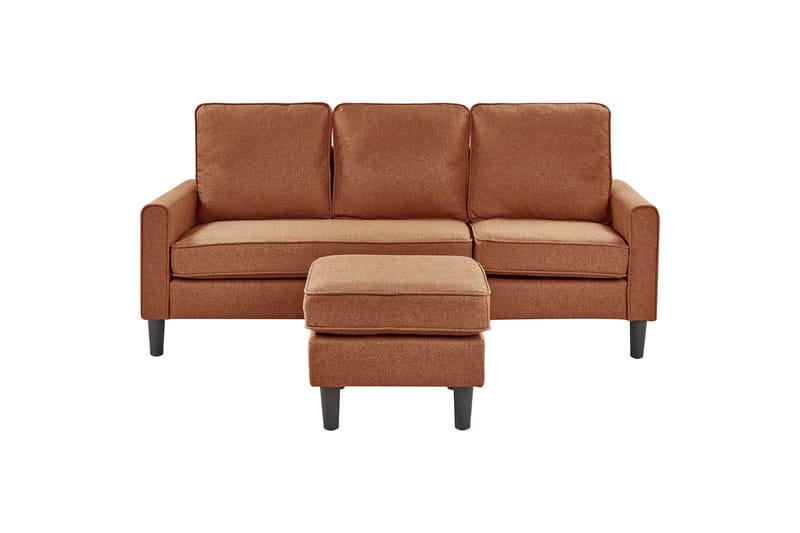 Traun Sofa 3-seter - Brun/Svart - Møbler - Sofaer - Sofa 3 seter