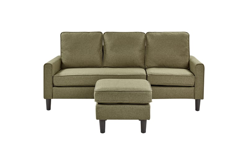 Traun Sofa 3-seter - Svart/Grønn - Møbler - Sofaer - Sofa 3 seter