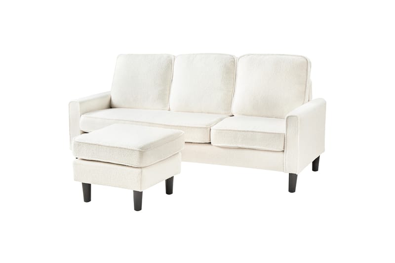 Traun Sofa 3-seter - Svart/Hvit - Møbler - Sofaer - Sofa 3 seter