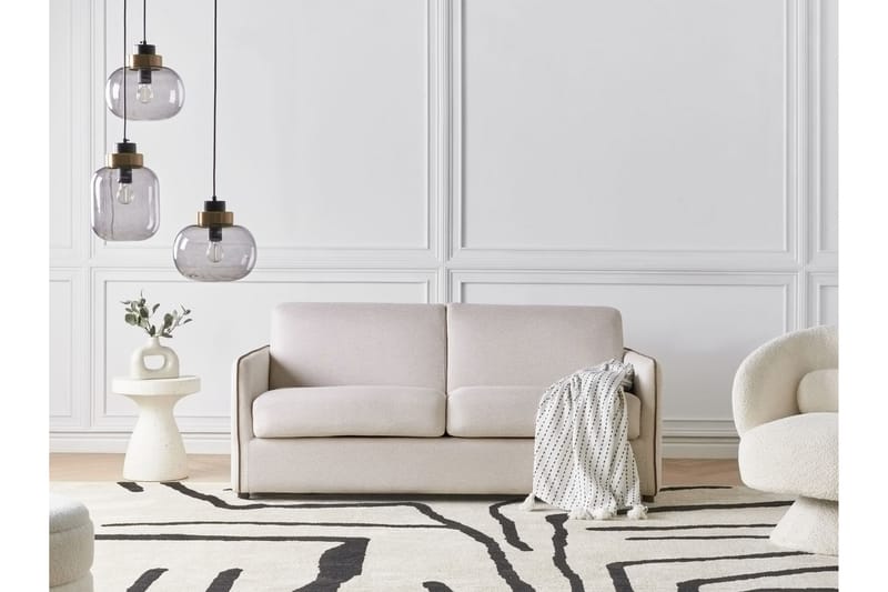 Triveni Sovesofa 2-seter - Beige - Møbler - Sofaer - Sovesofaer