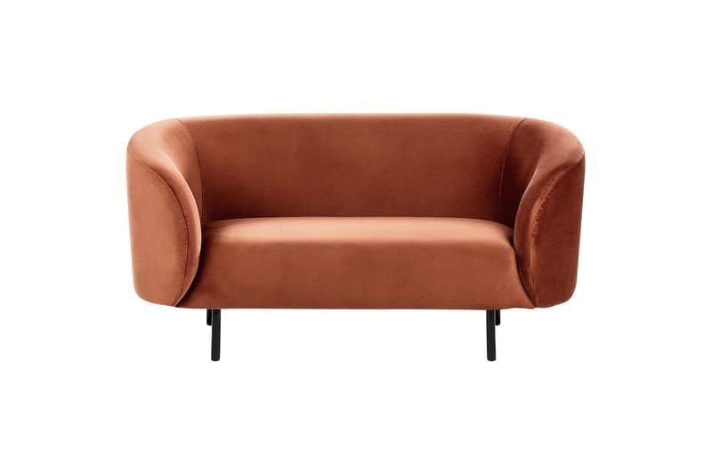 Tuka Sofa 2-seter - Svart/Oransje - Møbler - Sofaer - 2 seter sofa