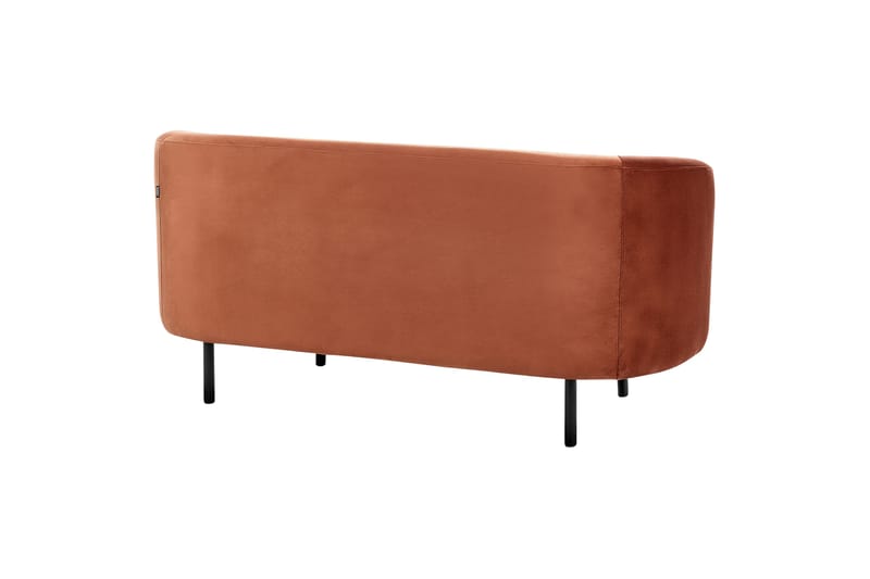 Tuka Sofa 2-seter - Svart/Oransje - Møbler - Sofaer - 2 seter sofa