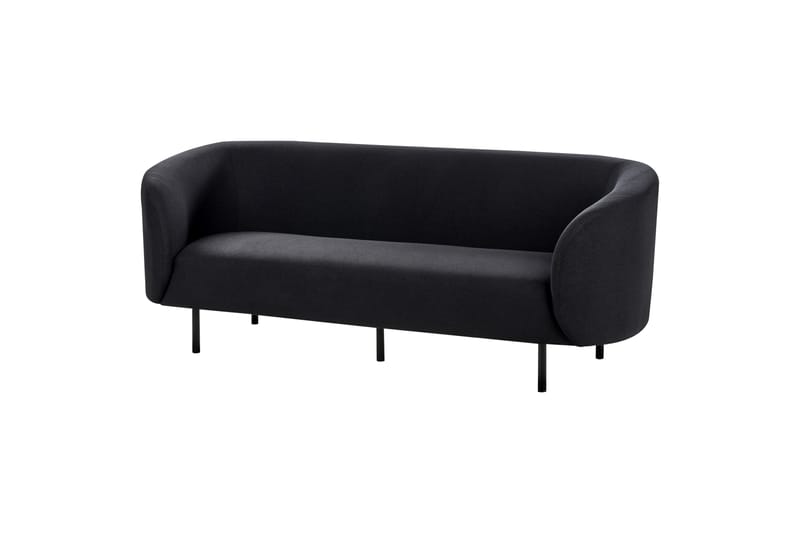 Tuka Sofa 3-seter - Svart - Møbler - Sofaer - Sofa 3 seter