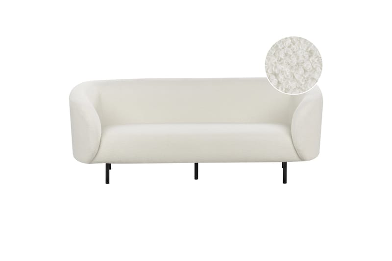 Tuka Sofa 3-seter - Svart/Hvit - Møbler - Sofaer - Sofa 3 seter