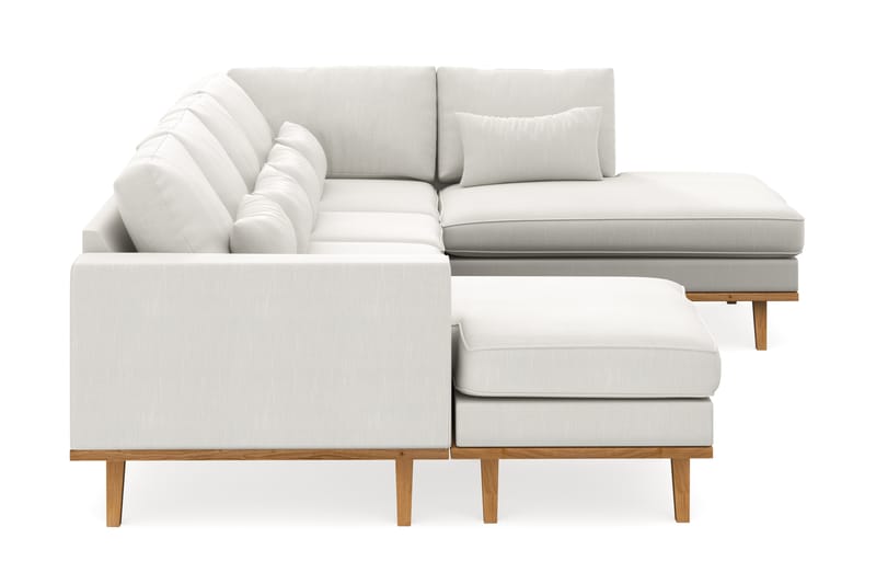 Copenhagen Compact 4-seters U Sofa Divan Venstre Sjeselong Høyre - Linbeige - Møbler - Sofaer - U-sofa