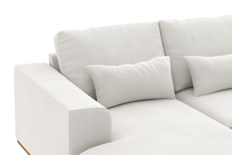 Copenhagen Compact 4-seters U Sofa Divan Venstre Sjeselong Høyre - Linbeige - Møbler - Sofaer - U-sofa