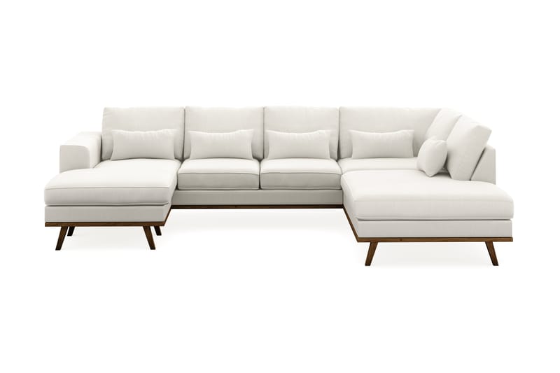 Copenhagen Compact Stor U Sofa 290 cm bred - Linbeige - Møbler - Sofaer - U-sofa