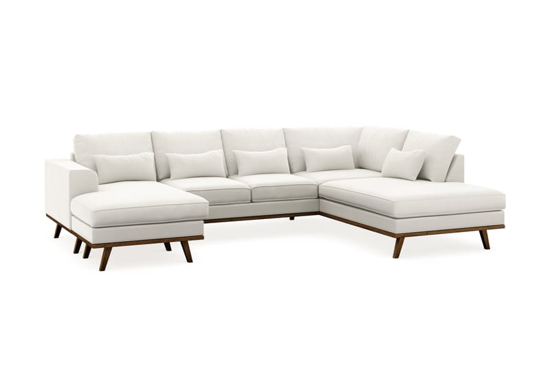 Copenhagen Compact Stor U Sofa 290 cm bred - Linbeige - Møbler - Sofaer - U-sofa