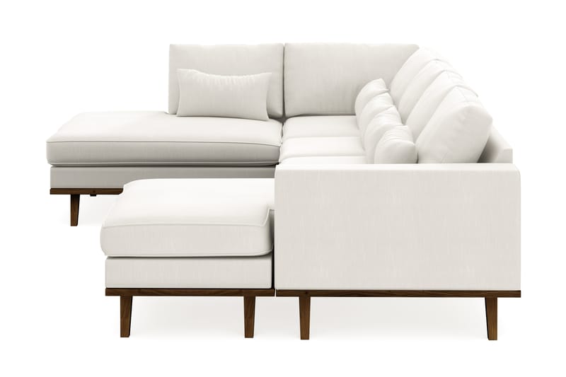 Copenhagen Compact U Sofa Divan Høyre Sjeselong Venstre - Linbeige / Hvit - Møbler - Sofaer - U-sofa