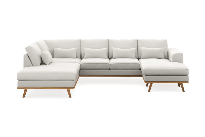 Copenhagen Compact U Sofa Divan Høyre Sjeselong Venstre - Linbeige - Møbler - Sofaer - U-sofa